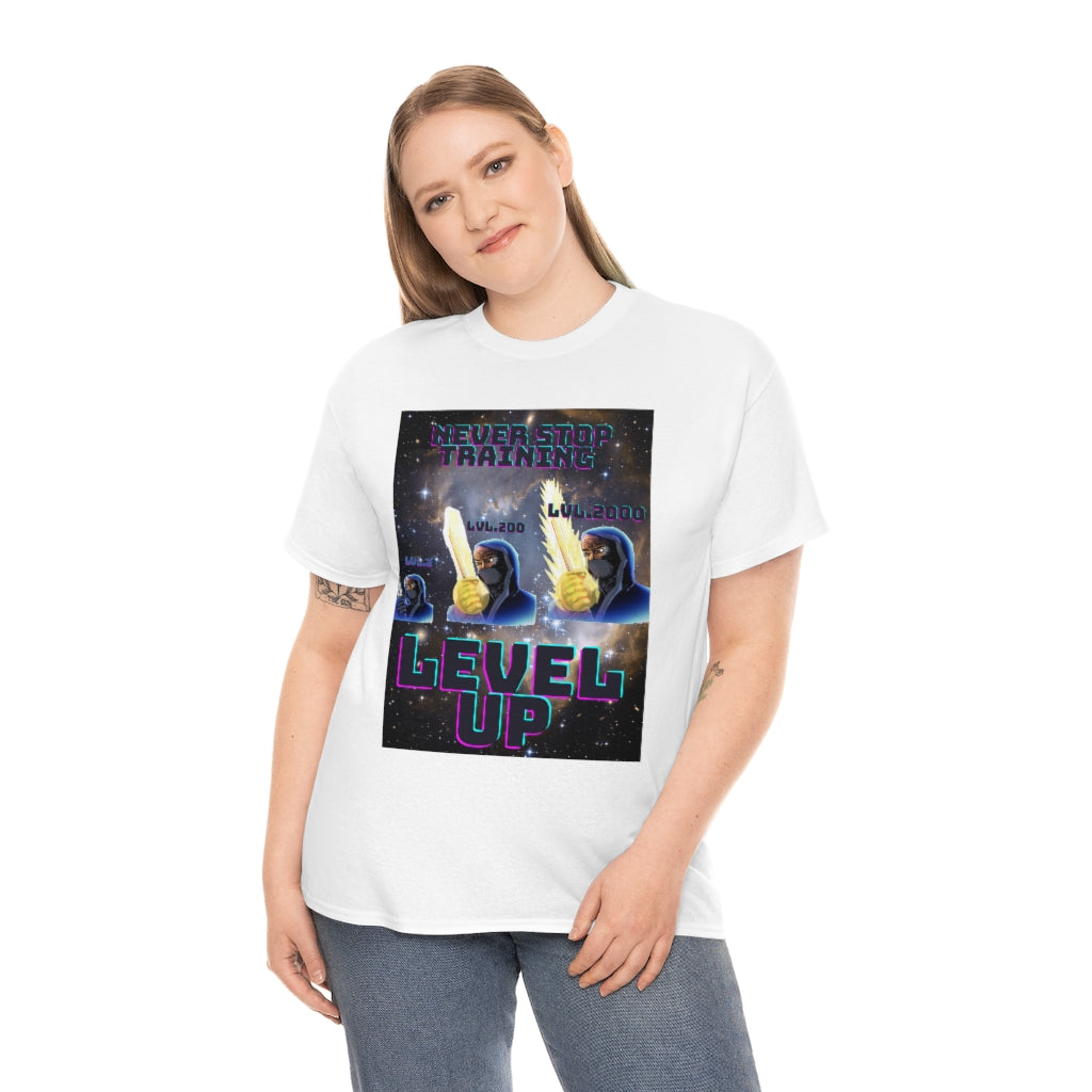Kid fist level up Heavy Cotton Tee