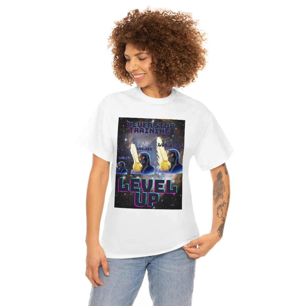 Kid fist level up Heavy Cotton Tee