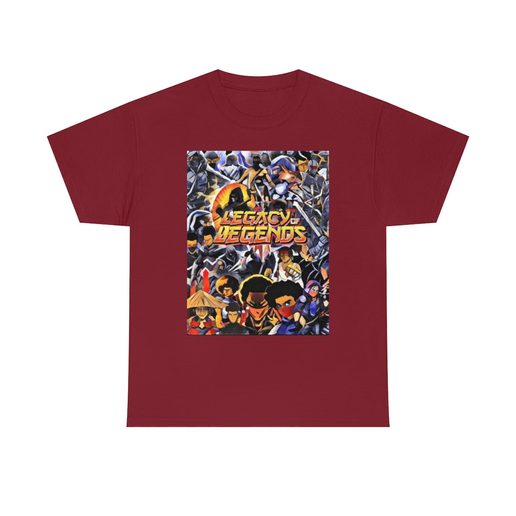 legacy of legends ninjas Heavy Cotton Tee