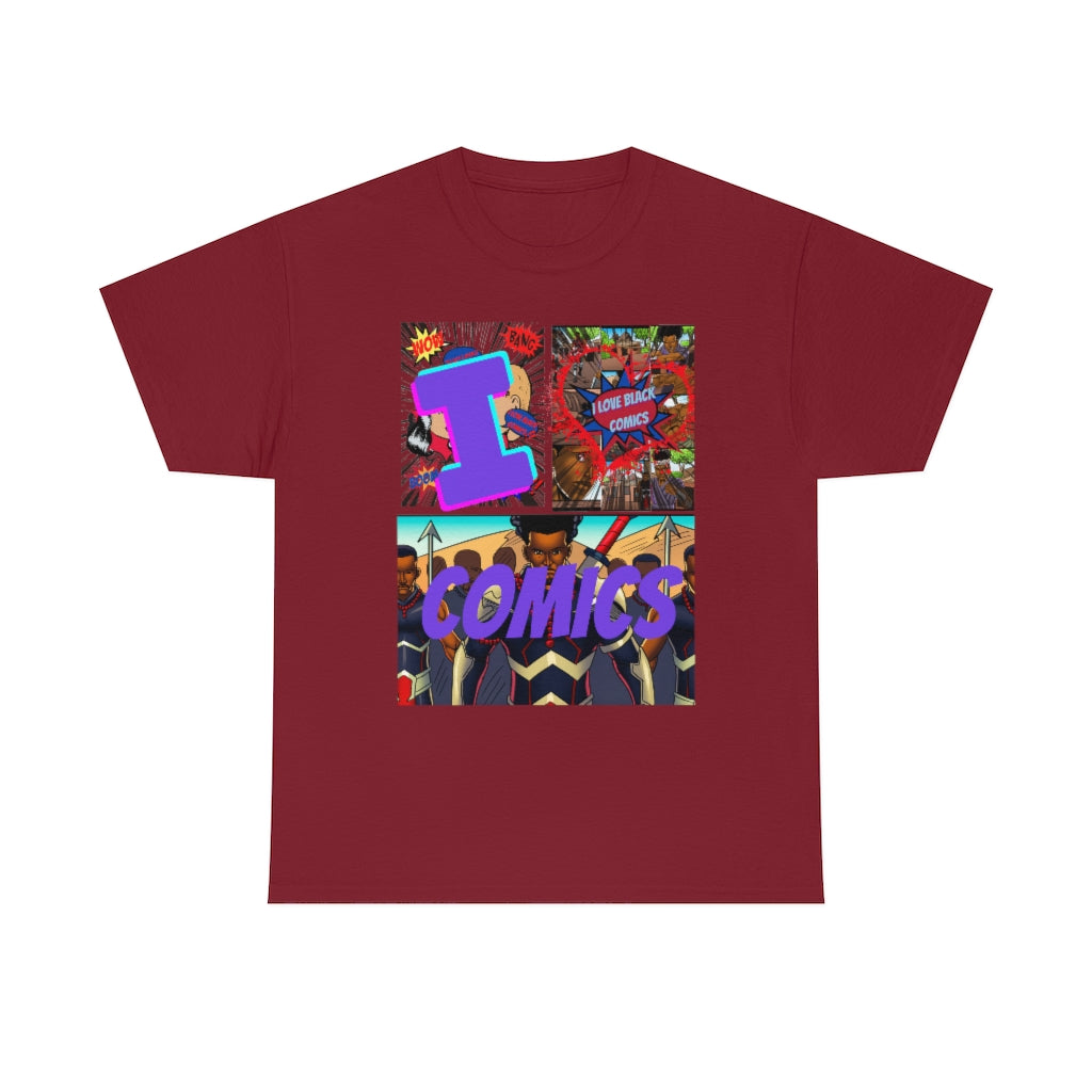 i love comics Heavy Cotton Tee