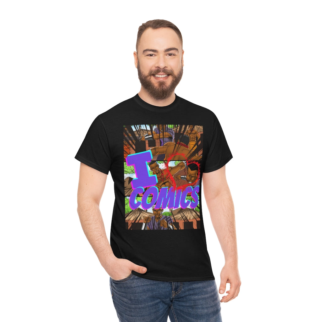 I love comics Heavy Cotton Tee