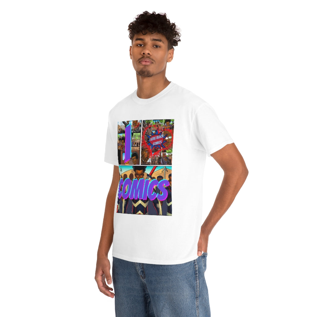 i love comics Heavy Cotton Tee