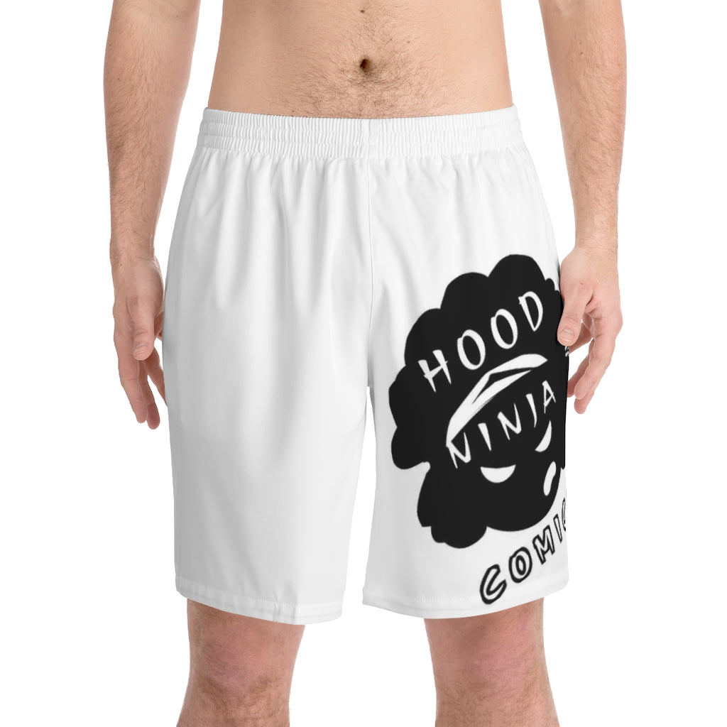 Men's Elastic Beach Shorts (AOP)