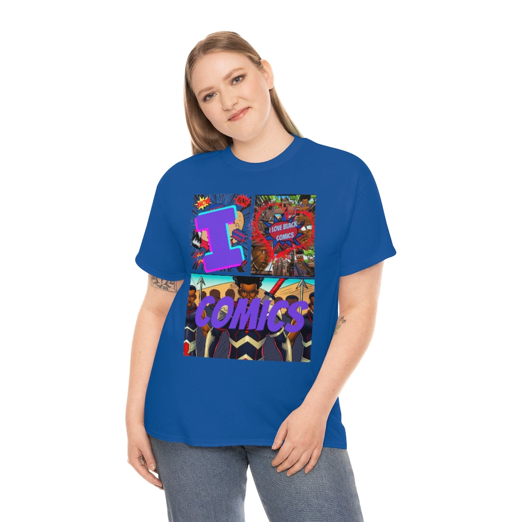 i love comics Heavy Cotton Tee