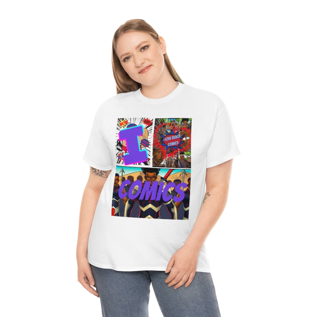 i love comics Heavy Cotton Tee