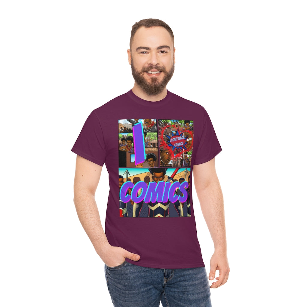 i love comics Heavy Cotton Tee