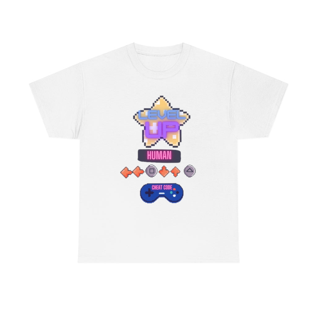 Human cheat code Heavy Cotton Tee