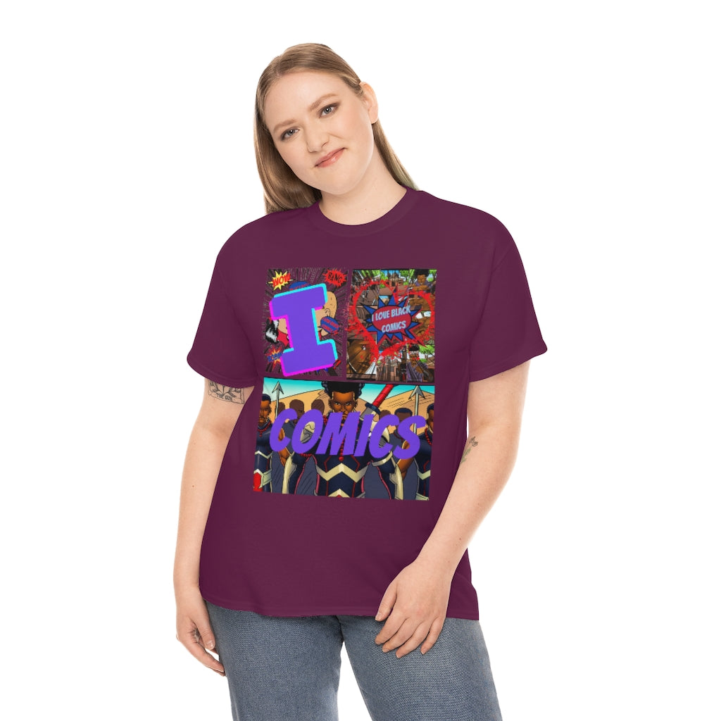 i love comics Heavy Cotton Tee