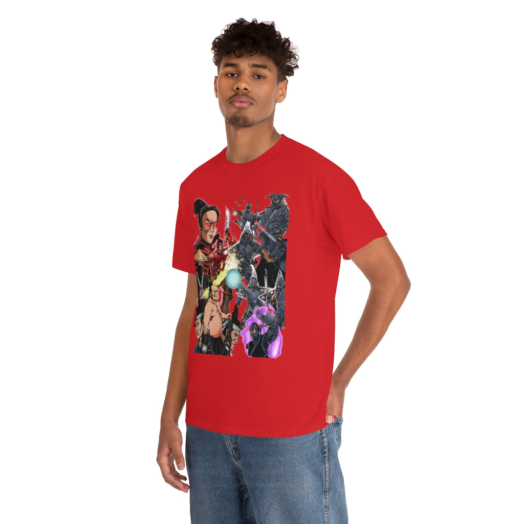 SAMURAI VS NINJA Heavy Cotton Tee