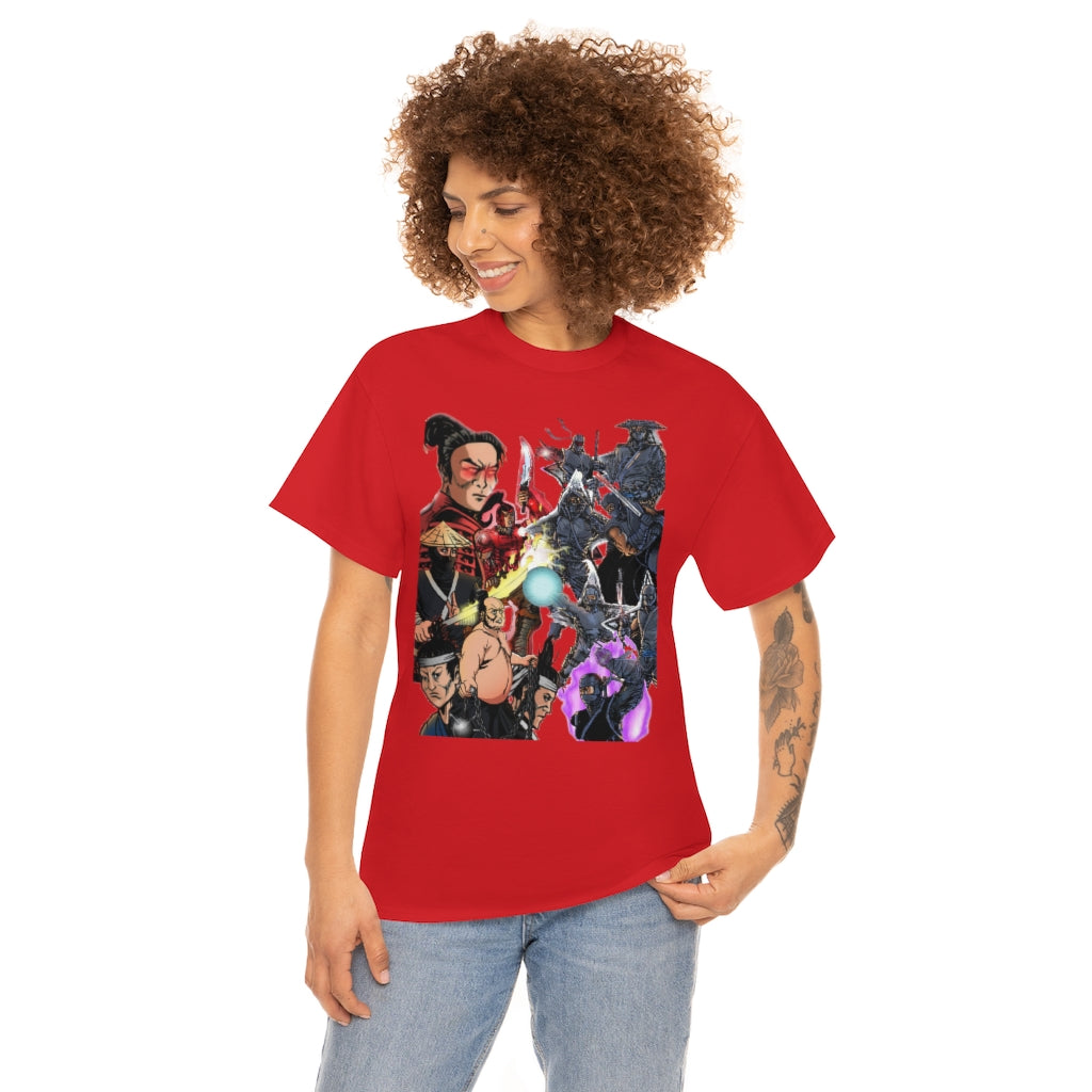 SAMURAI VS NINJA Heavy Cotton Tee