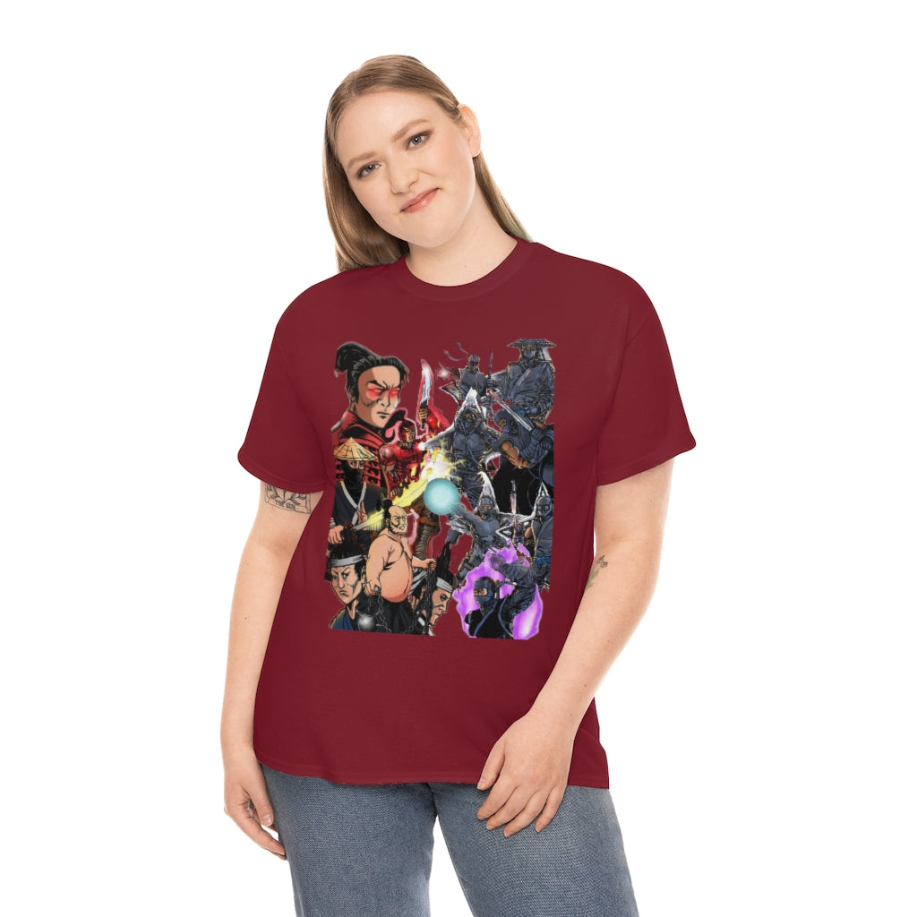 SAMURAI VS NINJA Heavy Cotton Tee