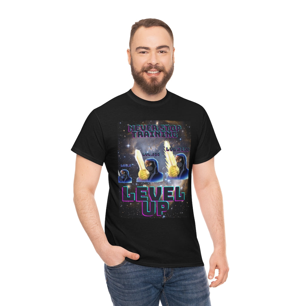 Kid fist level up Heavy Cotton Tee