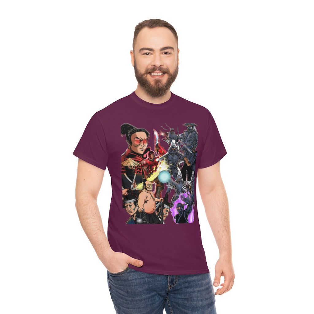 SAMURAI VS NINJA Heavy Cotton Tee