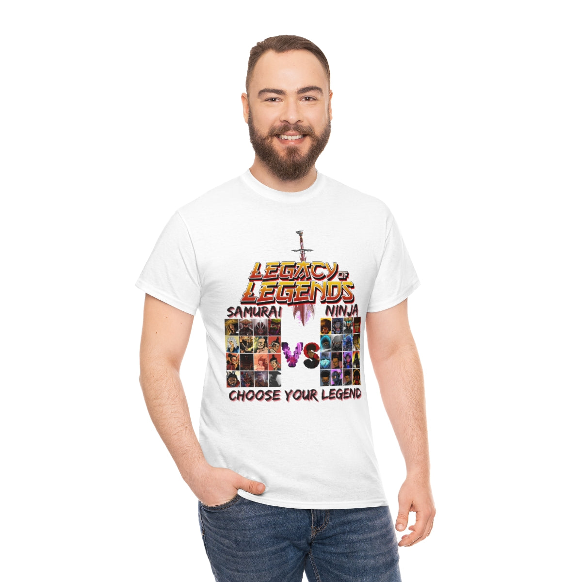 legacy of legends Heavy Cotton Tee