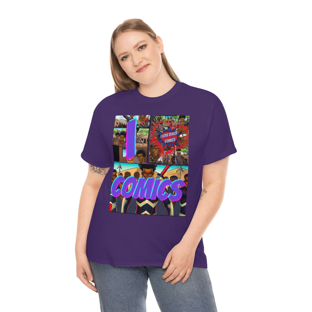 i love comics Heavy Cotton Tee