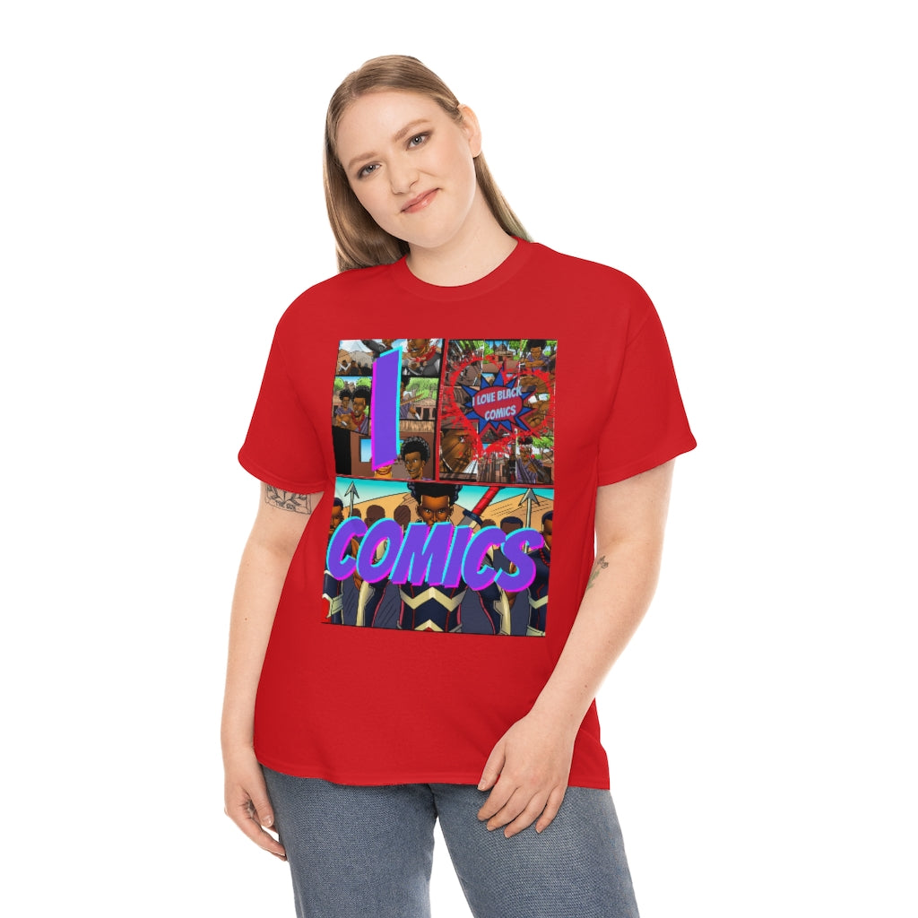 i love comics Heavy Cotton Tee