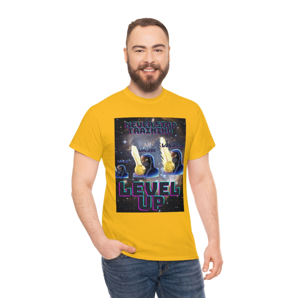 Kid fist level up Heavy Cotton Tee