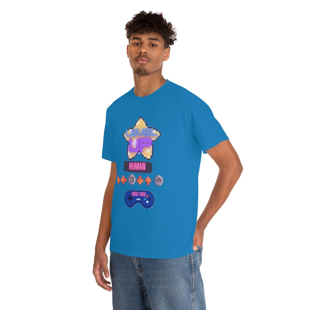 Human cheat code Heavy Cotton Tee