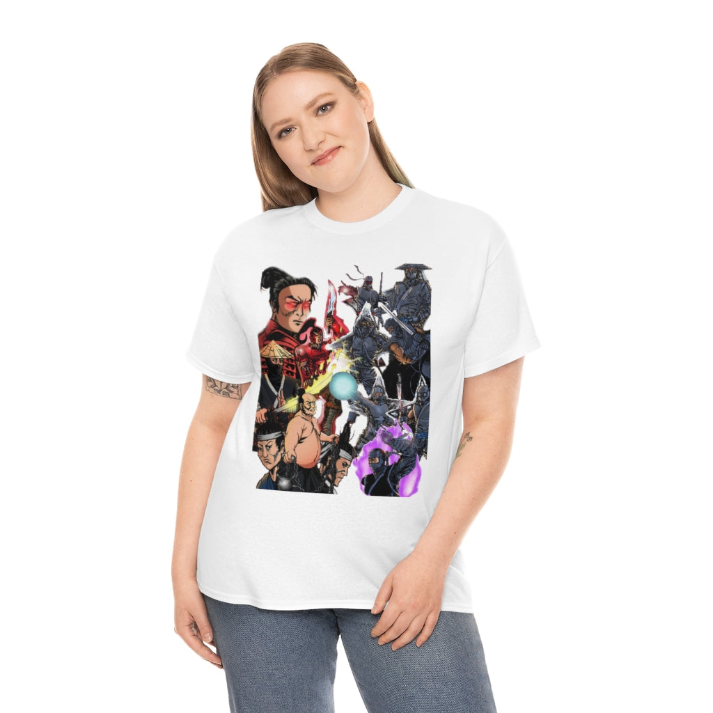 SAMURAI VS NINJA Heavy Cotton Tee