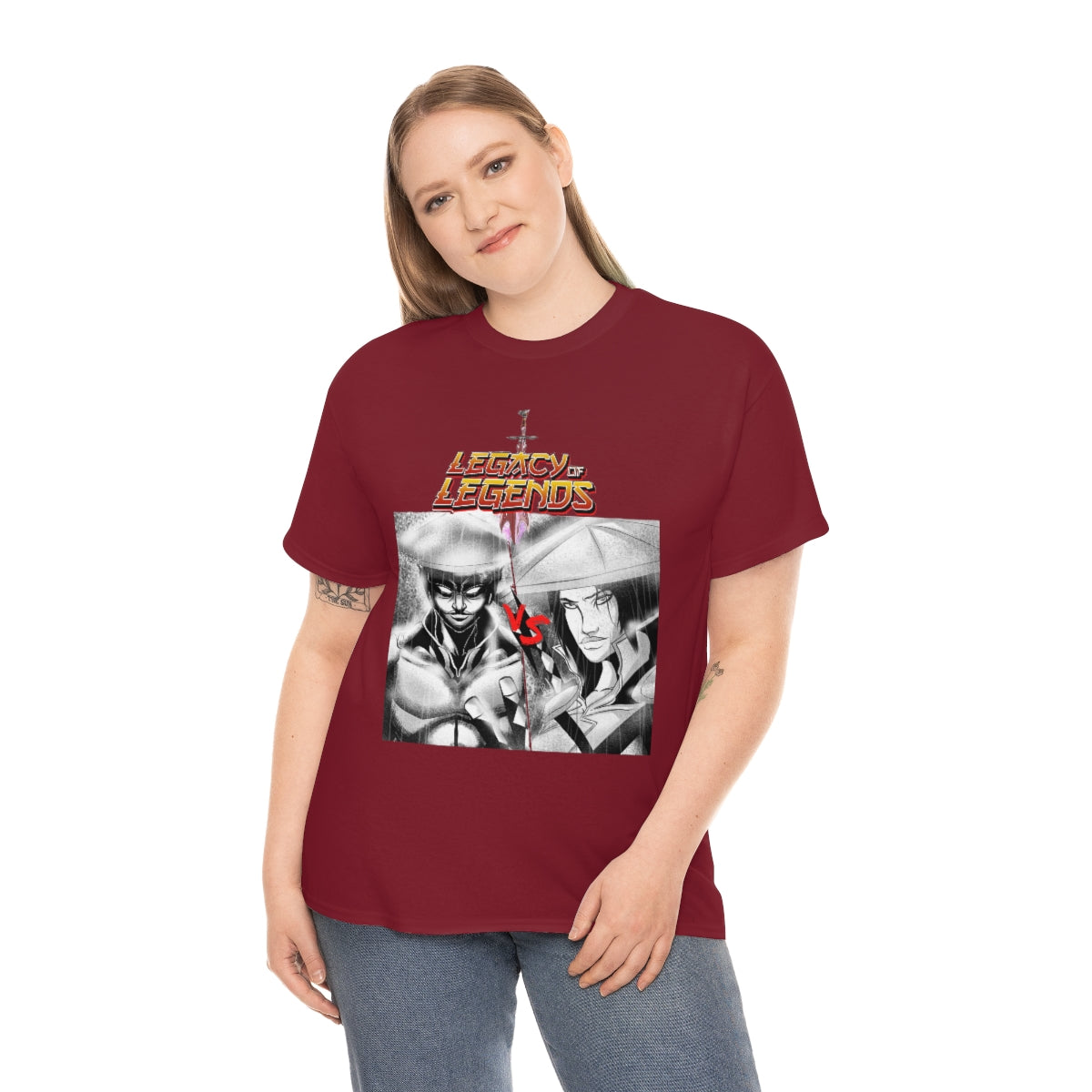 legacy of legends Heavy Cotton Tee