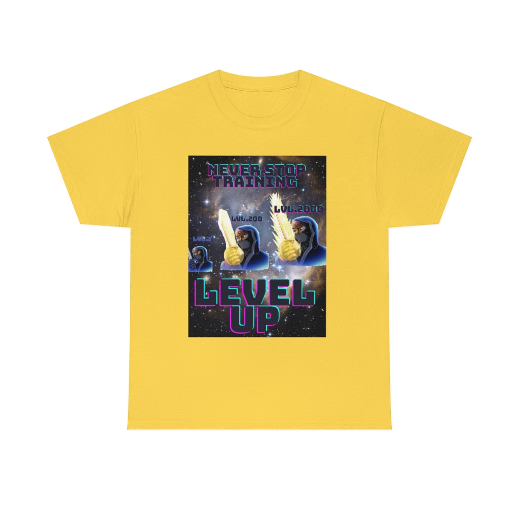 Kid fist level up Heavy Cotton Tee